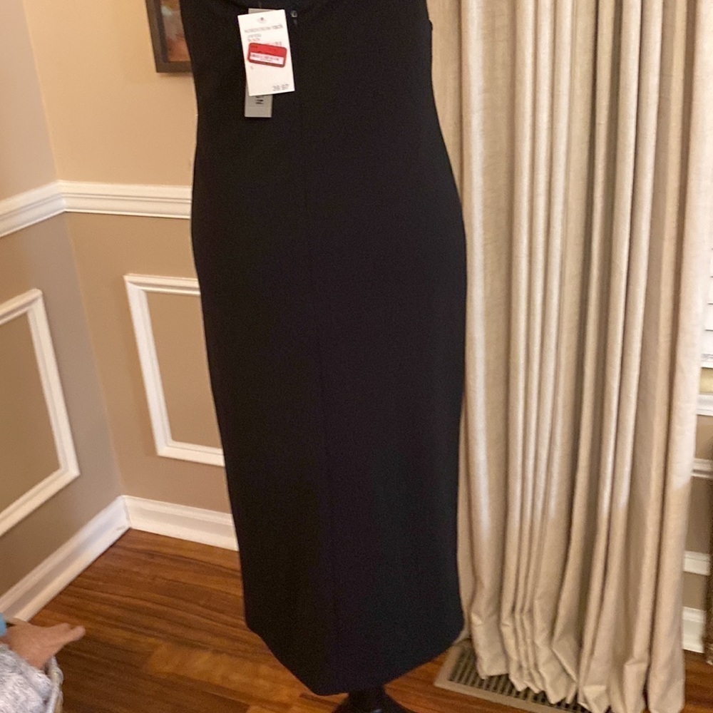 Love X Design from Nordstrom Rack Black Fully Lined Midi Dress Large NWT - Picture 9 of 14